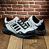 Чоловічі шкіряні кросівки (натуральна шкіра) білі демісезонні, взуття для чоловіків на весну осінь, розміри 40-45, фото 8