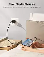 Адаптер живлення для телефона Ugreen CD122 Black (Qualcomm Quick charge 3.0 18W)