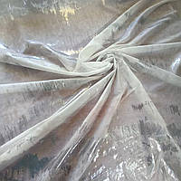 Котонова тканина з еластаном та металевим покриттям (шир. 135 см)