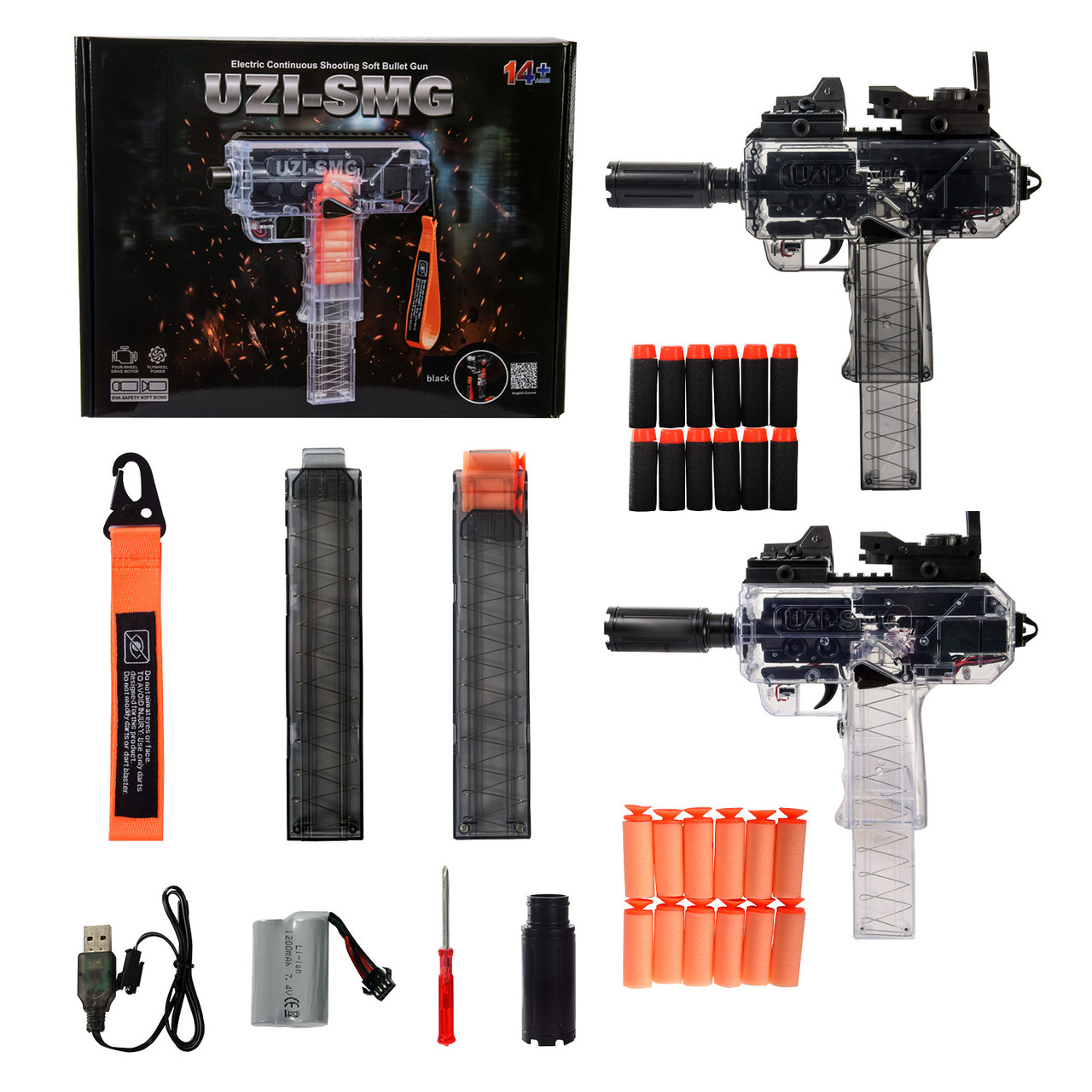 Іграшковий автомат 333-2 стріляє поролоновими снарядами, фото 1