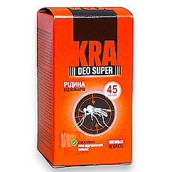 Рідина від комарів Kra Deo Super Ефект у разі відкритих вікон на 45 ночей