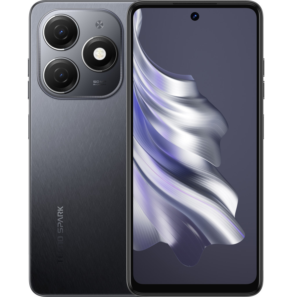 Смартфон Tecno Spark 20 (KJ5n) 8 GB256 GBBlack (4894947011597)