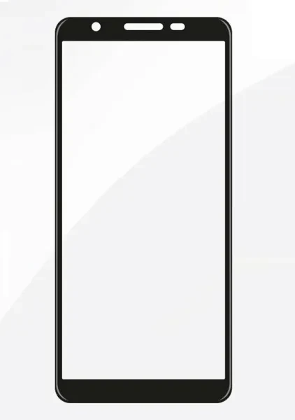 Скло екрану Samsung A013 Galaxy A01 Core/ M013 чорне + ОСА плівка, фото 1