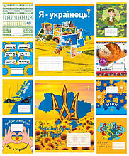 Зошит 18 арк. клітинка "Тетрада" / Мікс "Україна",