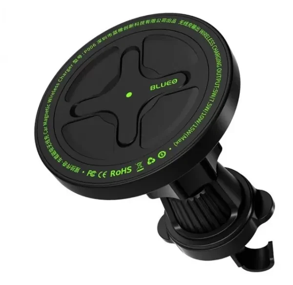 Тримач в авто Blueo Ape Legend Car Mount Magnetic Wireless Charger Black