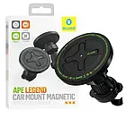 Тримач в авто Blueo Ape Legend Car Mount Magnetic Wireless Charger Black, фото 3