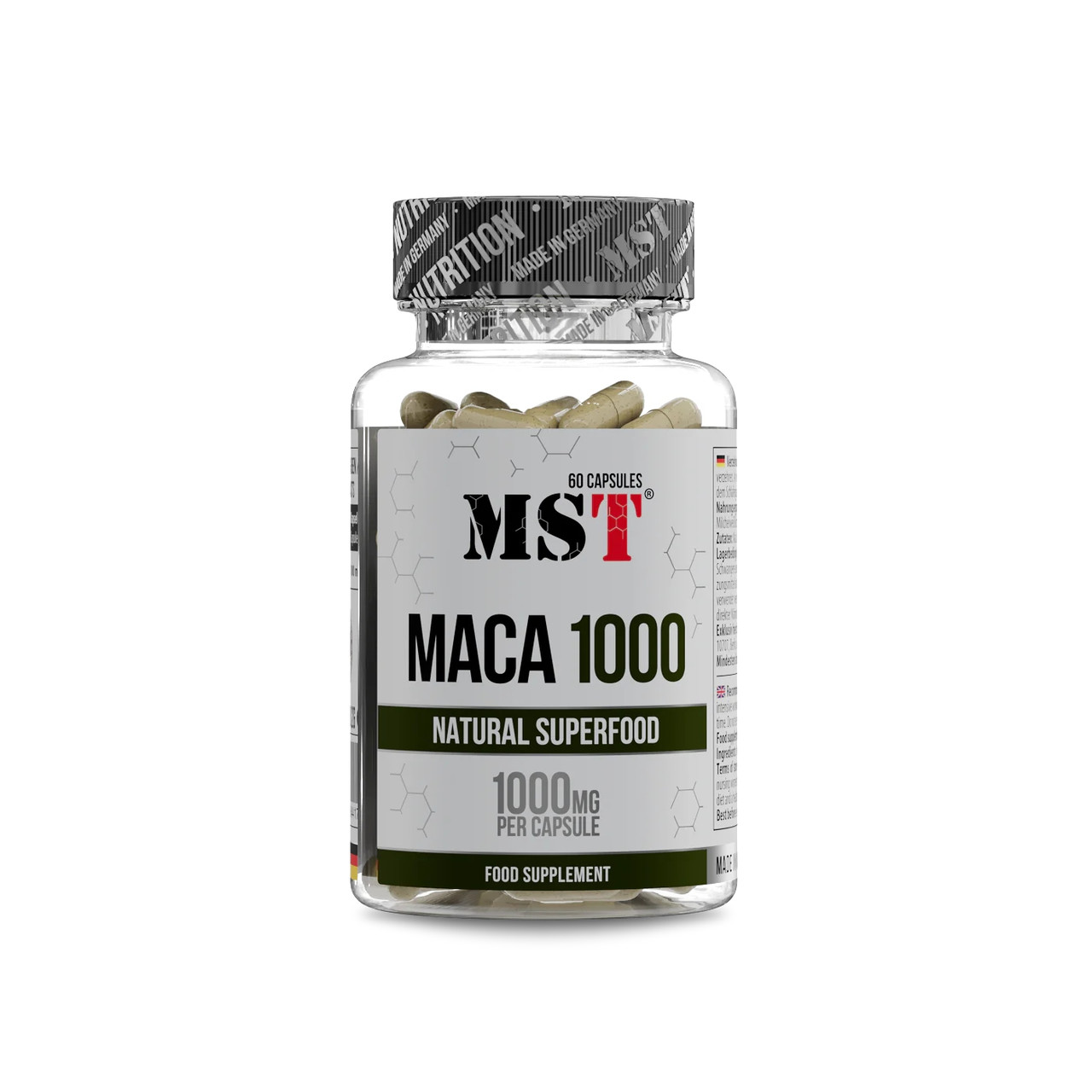 Натуральна добавка MST Maca, 60 капсул EXP