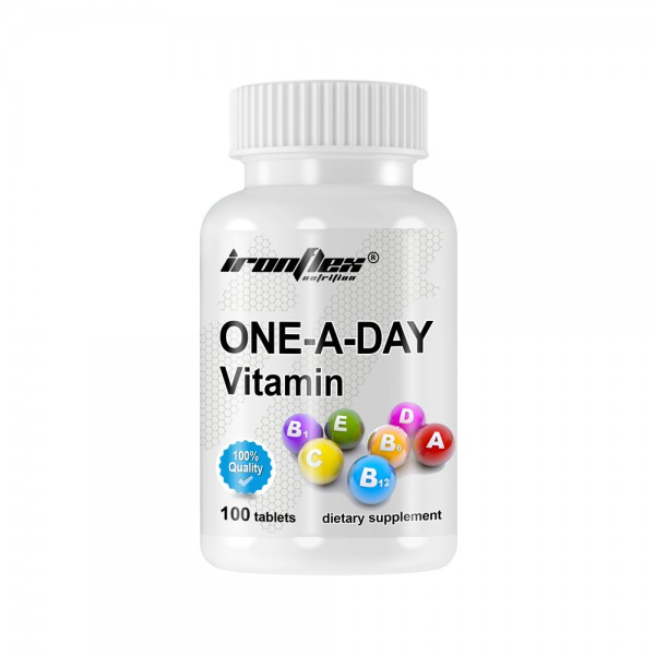 Вітаміни та мінерали IronFlex IronFlex One A Day, 100 таблеток EXP