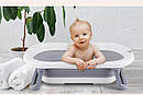 Ванночка складана Babyhood Комфорт  + гірка для купання Морський світ (Зорепад), фото 8