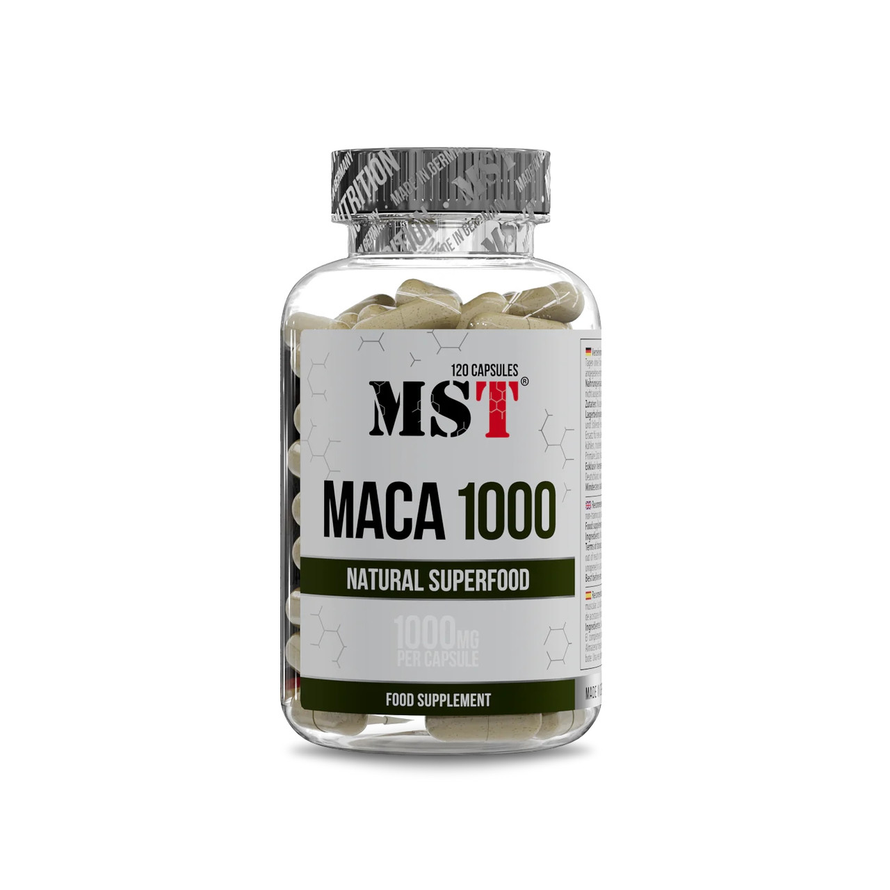Натуральна добавка MST Maca, 120 капсул EXP