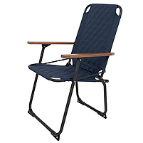Крісло Туристичне Розкладне Bo-Camp Jefferson Blue (1211897) Кемпінгове Складне Крісло для риболовлі, фото 8