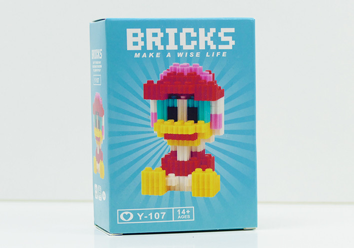 Конструктор Mini Bricks Фігурка Каченя  Міні Блоки (00965)