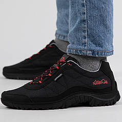 Кросівки чоловічі з прошитою підошвою чорні UA 402
