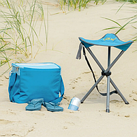 Стілець Туристичний Розкладний Uquip Darcy Caribbean Blue (244019) Кемпінговий Складаний Стільчик для риболовлі, фото 10