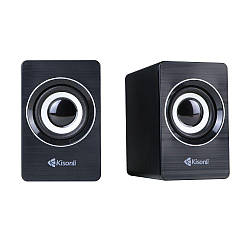 Комп'ютерні колонки Kisonli A-707 Колір Чорний 2000000234014