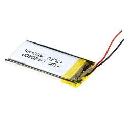 Внутрішній Акумулятор 042040P Характеристики 41*20*4 400mAh 3.7V 2020000215929