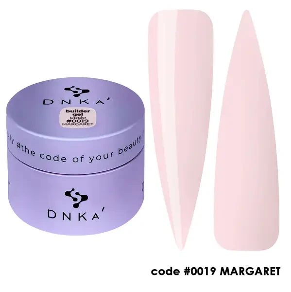Моделюючий гель для нігтів Dnka Builder Gel #0019 Margaret, 30 мл