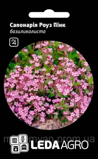 Сапонарія Роуз Пінк базиліколиста 0,3гр.  L, фото 1