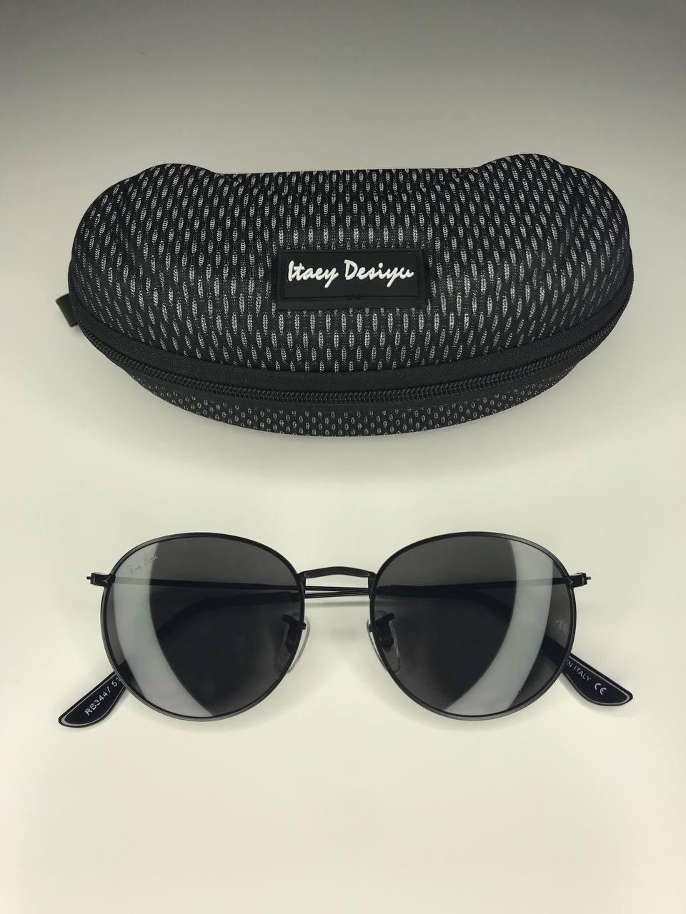 Солнцезащитные очки Ray Ban рей рай бен черные капелькиGIF (ID ...
