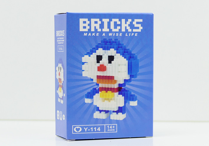 Конструктор Mini Bricks Фігурка Кіт Дораемон Міні Блоки (00967)