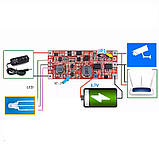 Плата UPS контролер безперебійного живлення ver: ST 9В/12В 12W Модуль контролера безперебійного живлення, фото 3