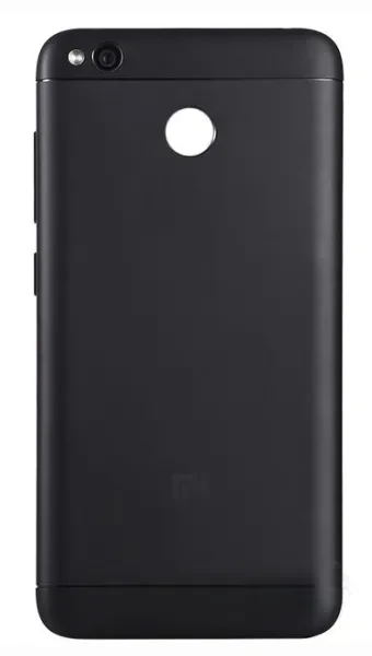 Задня кришка Xiaomi Redmi 4X black (зі склом камери), фото 1