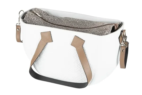 Сумка для мами Nuvita Сумка MyMia + набір (ручки, фіксатори, ремені на к White, фото 1