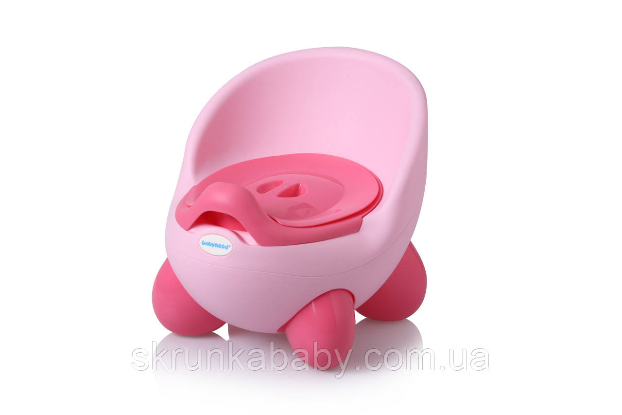 Дитячий горщик Кью Кью, світло-рожевий - Babyhood, фото 1