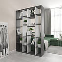 Полка для книг, сучасний стелаж для дому, етажерка для іграшок та декору на 20 комірок D-2, фото 6