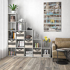 Полка для книг, стелаж для дому на 15 комірок M-5