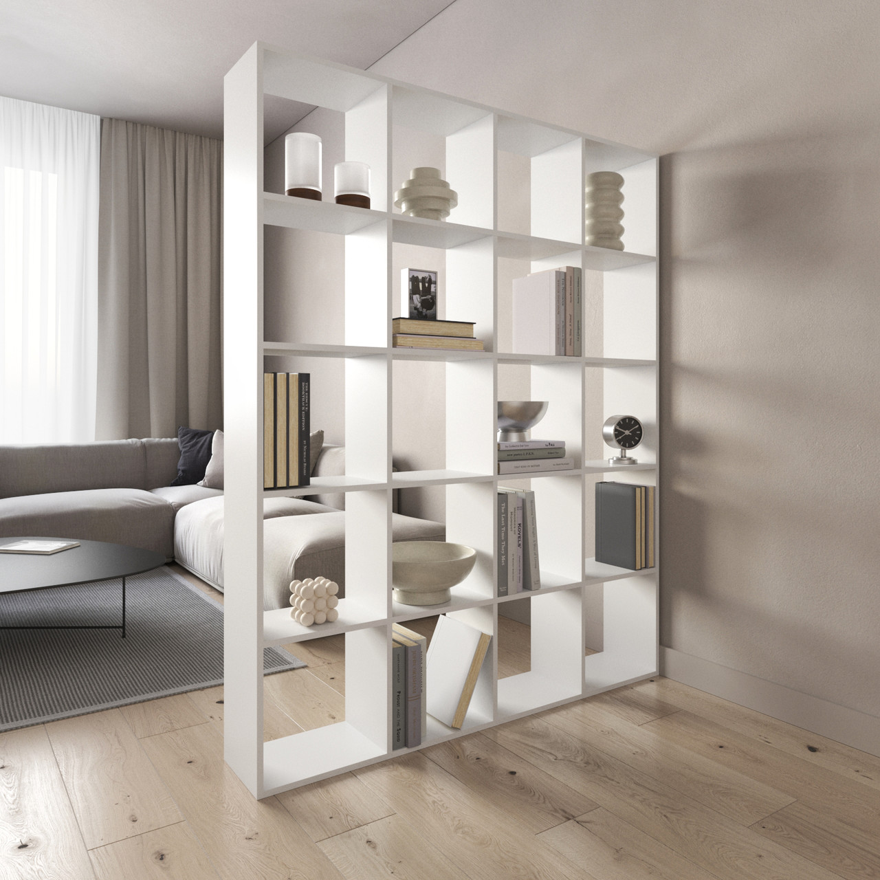 Полка для книг, стелаж для дому на 20 комірок M-3, фото 1