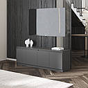 Тумба під телевізор у вітальню, сучасна з полицями, без ручок R-31, фото 8