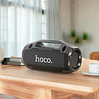 Акустика-караоке HOCO Drum outdoor BT speaker HA3 |BT5.0, TWS/AUX/USB/TF, 50W, 5h| чорна, фото 8