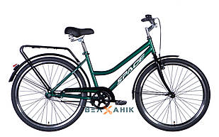 Велосипед 26/quot; SPACE VOYAGER 049 (рама 17/quot;) St з багажником зелений