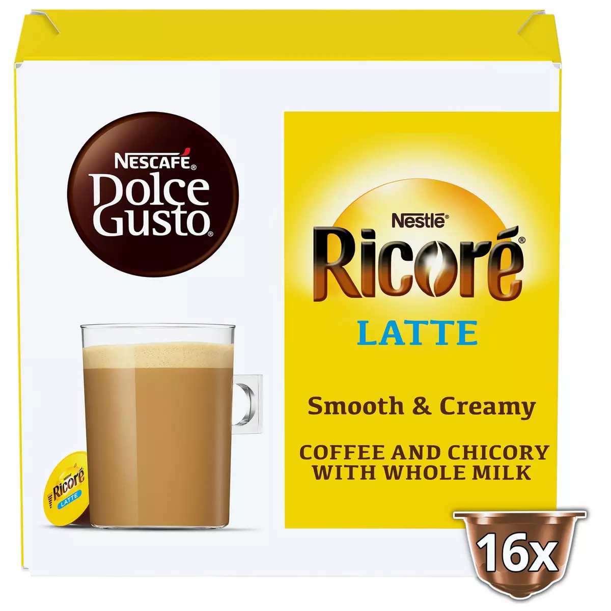 Кава в капсулах Дольче густо - Dolce Gusto Ricore Latte
