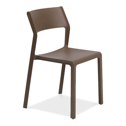 Стілець для кафе пластиковий Nardi Trill Bistrot коричневий, фото 1