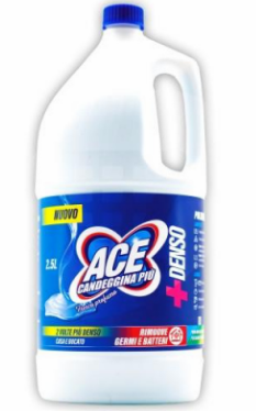 Гель для відбілювання білизни ACE For Whites 3в1 із освіжаючим запахом 2.5л 8001480709102