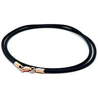 Шнурок каучуковый с золотом (з8003)