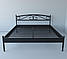Ліжко Tobi Sho VERONA-1 двоспальне металеве 190X160 Чорний, фото 3