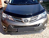 Дефлектор капота Subaru Forester 2008-2012 Мухобійка Субару Форестер, фото 7