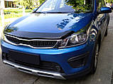 Дефлектор капота Subaru Forester 2008-2012 Мухобійка Субару Форестер, фото 8