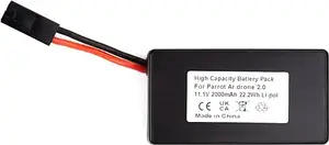 Акумулятор до радіокерованої моделі PowerPlant Parrot Ar.drone 2.0 2000mAh (CB970704) Black