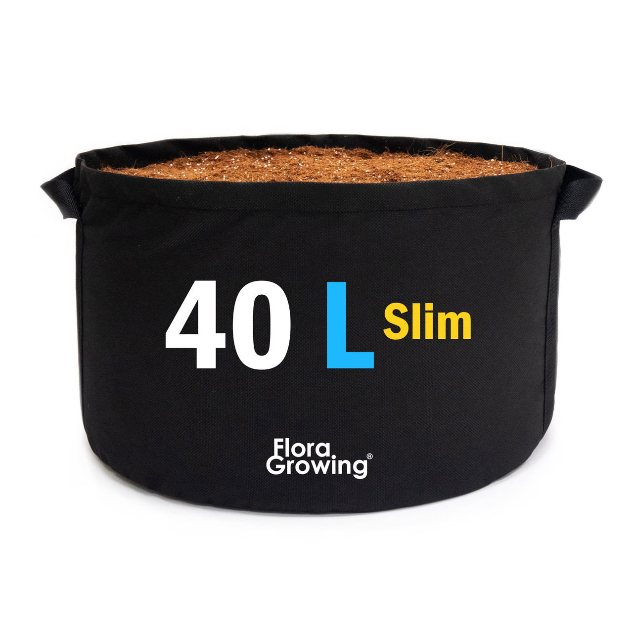 40 л Slim Grow Bag — Тканинний горщик 26х45 см