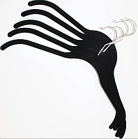 Плечики вішалки флоковані (бархітні, велюрові) 42 см