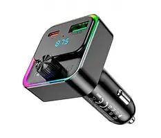 ФМ-модулятор Hoco E81 Fantasy Black PD30W+QC3.0