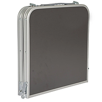 Туристичний Стіл Розкладний Bo-Camp Otter 80x40 cm Anthracite (1693680) Кемпінговий Складаний Столик для риболовлі, фото 6
