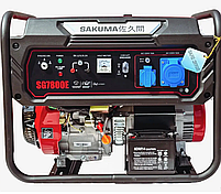 Генератор бензиновий SAKUMA SG7800E (потужність 6,0/6,5 кВт, електростартер), фото 4
