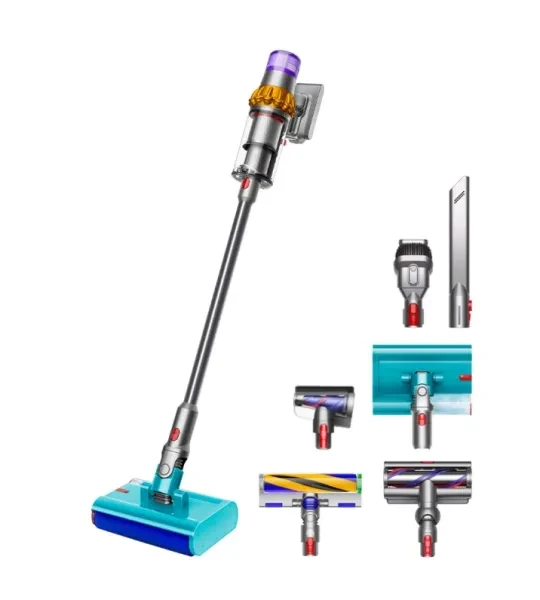 Пилосос Dyson V15s Detect Submarine Yellow Nickel (448798-01)