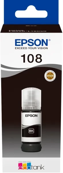 Чорнило для принтера Epson 108 EcoTank L8050/L18050 Black