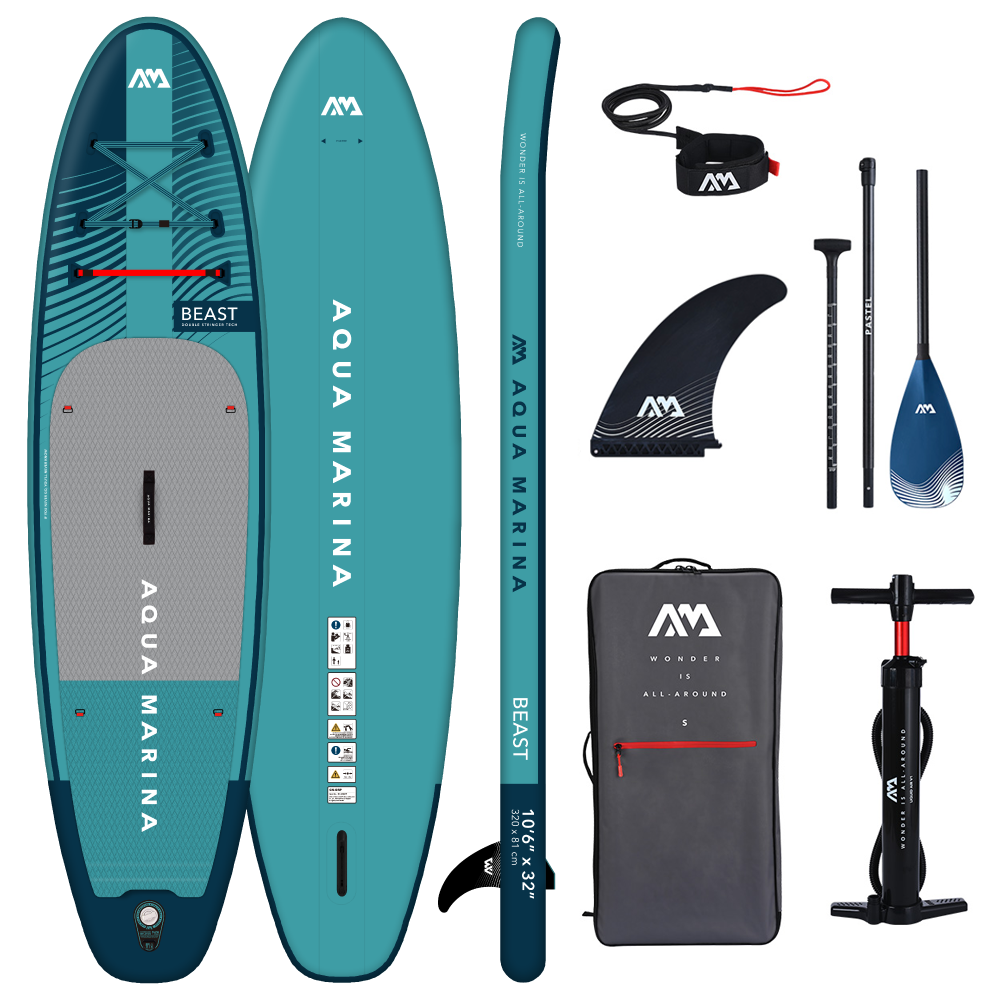 Сапборд Aqua Marina BEAST 10’6″ BT-23BEP — надувна дошка для САП серфінгу, sup board